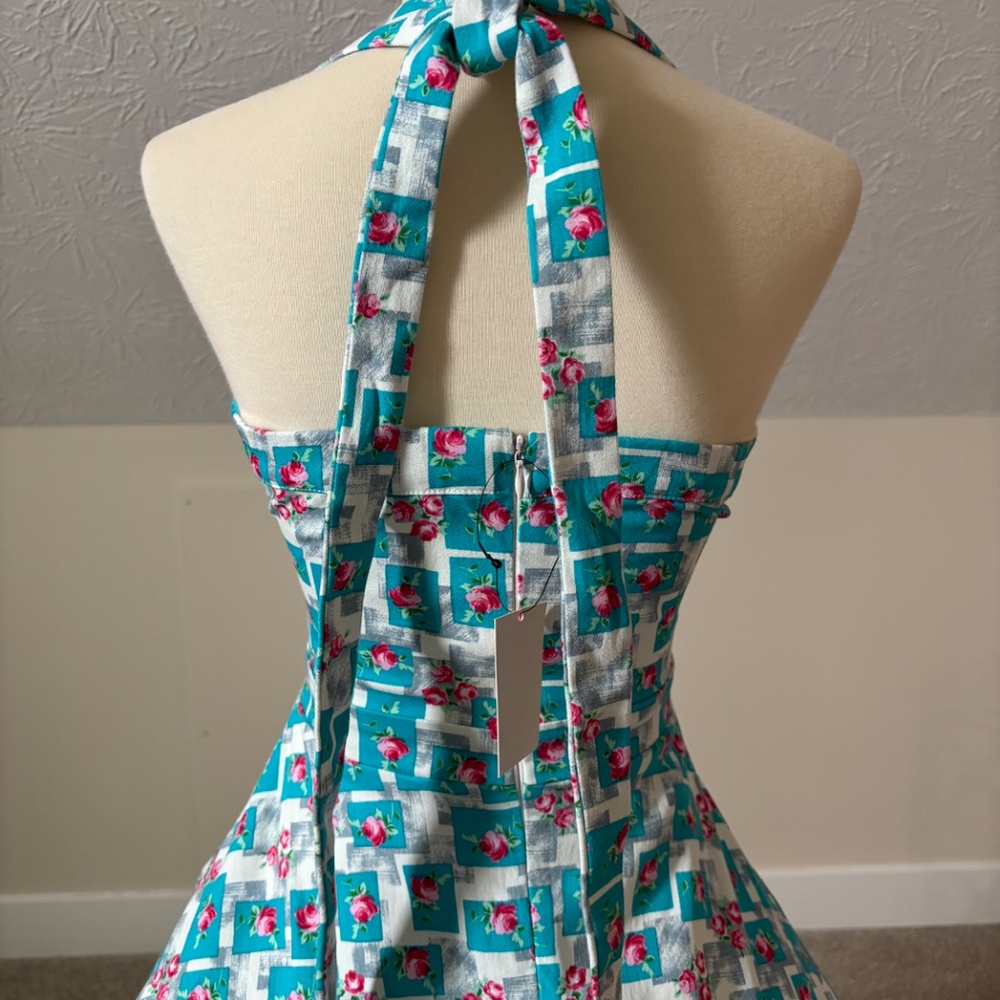 NWT! Lindy Bop Myrtle Halter Dress XS - Picture 4 of 9